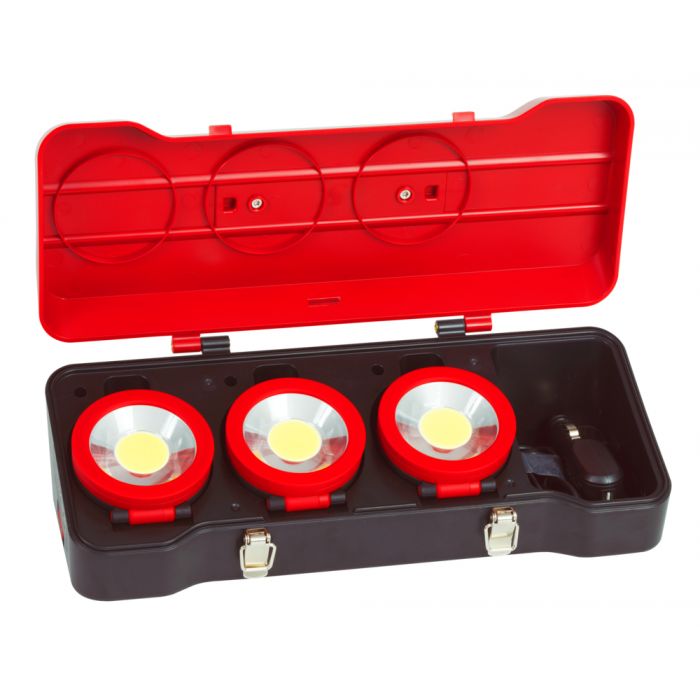 COFFRET DE 3 PROJECTEURS LEDS 3WCOFFRET DE 3 PROJECTEURS LEDS 3W