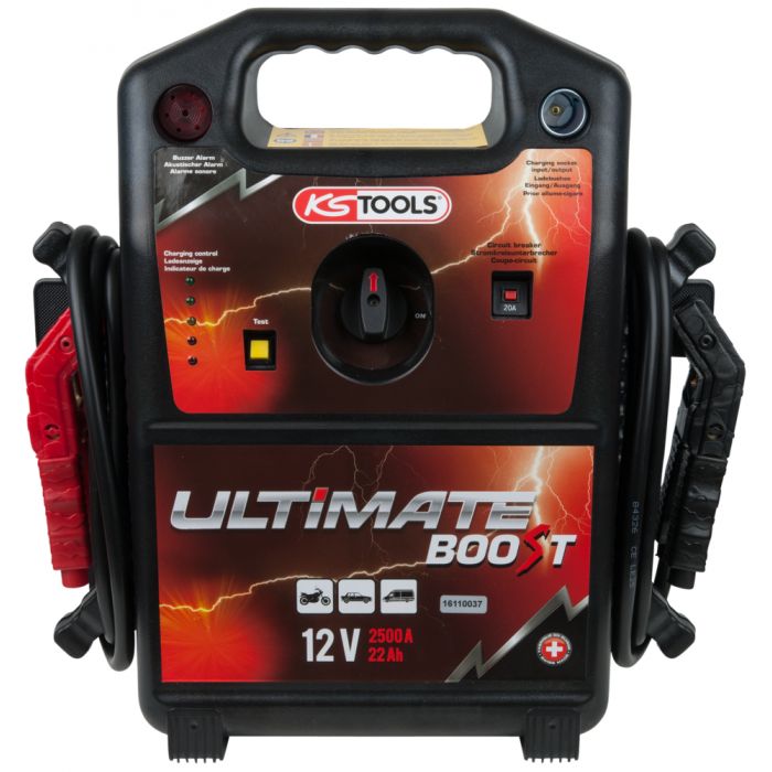 BOOSTER À BATTERIE 12V - 2500 A