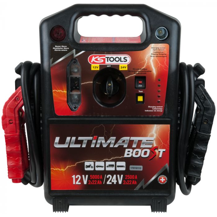 BOOSTER À BATTERIE 12V/24V - 5000A/2500A