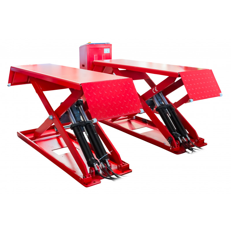 PONT ÉLÉVATEUR À CISEAUX 3 T HAUTEUR DE LEVAGE 960 MM 3X380V MW-TOOLS SL300 – Image 2