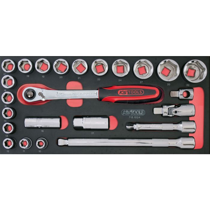 COMPOSITION D'OUTILS 3 TIROIRS POUR SERVANTE, 158 PIÈCES – Image 3
