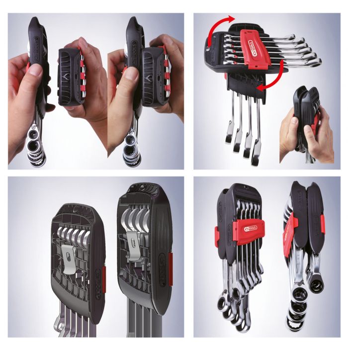 JEU DE 10 CLÉS MIXTES À CLIQUET REVERSIBLE GEARPLUS® – Image 3