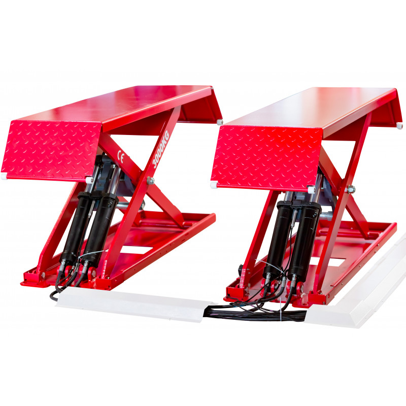 PONT ÉLÉVATEUR À CISEAUX 3 T HAUTEUR DE LEVAGE 960 MM 3X380V MW-TOOLS SL300 – Image 3