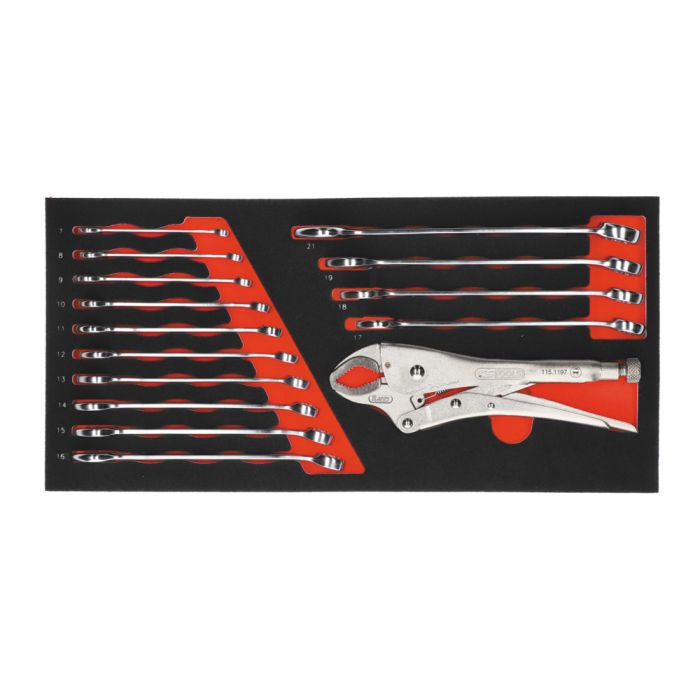 COFFRE À OUTILS ULTIMATE ÉQUIPÉ - 3 TIROIRS ET PLATEAU - 114 PCS – Image 4