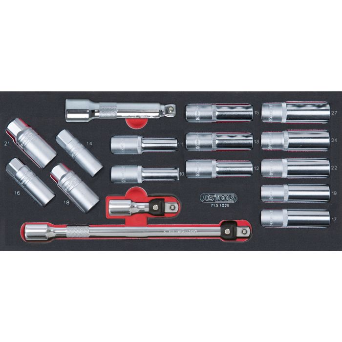 COMPOSITION D'OUTILS 3 TIROIRS POUR SERVANTE, 158 PIÈCES – Image 4