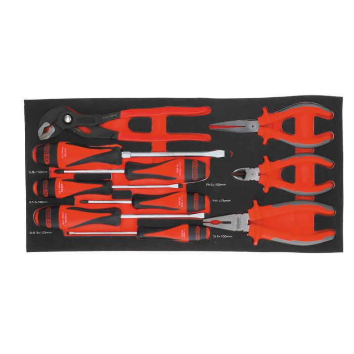 COFFRE À OUTILS ULTIMATE ÉQUIPÉ - 3 TIROIRS ET PLATEAU - 114 PCS – Image 5