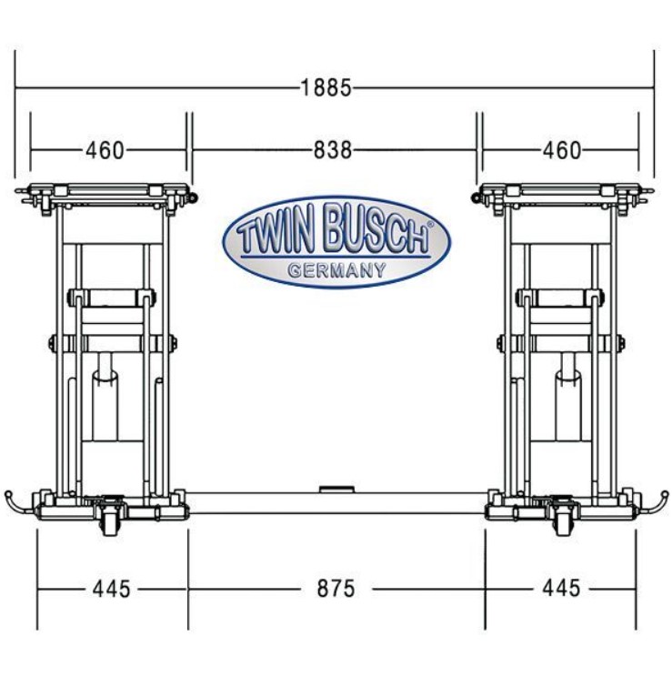 Pont ciseaux hauteur de levage 1m – 3,5 T – Image 7