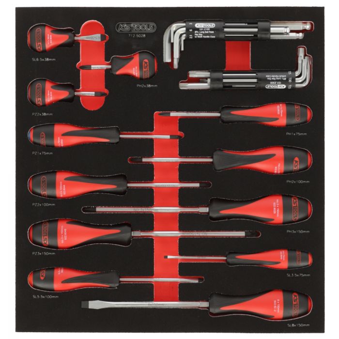 COMPOSITION D'OUTILS 3 TIROIRS POUR SERVANTE, 158 PIÈCES – Image 7