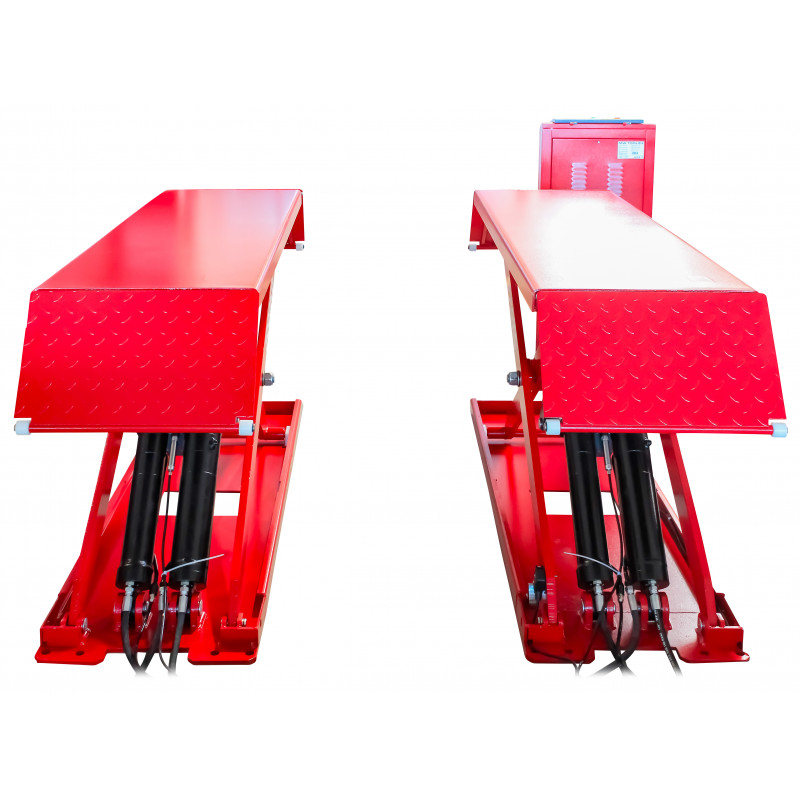 PONT ÉLÉVATEUR À CISEAUX 3 T HAUTEUR DE LEVAGE 960 MM 3X380V MW-TOOLS SL300 – Image 9